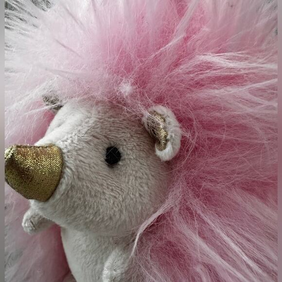 FAO Schwarz 6" Sparklers Pink Hedgehog Toy Plush - Picture 11 of 15